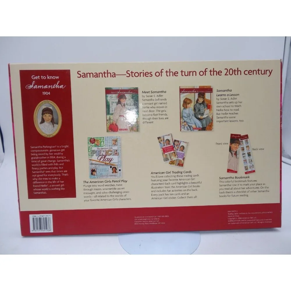 American‎ Girls Samantha Activity Set includes Sealed Trading Cards